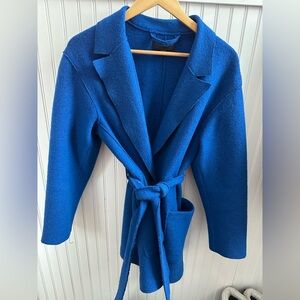 J. Crew Cobalt Top Coat